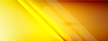 Soyut arkaplan - çizgiler ışık ve gölgelerle oluşturuldu. Teknoloji ya da iş dijital şablonu. Dinamik arkaplan ile basit akışkan renk gradyanı