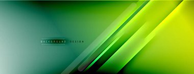 Soyut arkaplan - çizgiler ışık ve gölgelerle oluşturuldu. Teknoloji ya da iş dijital şablonu. Dinamik arkaplan ile basit akışkan renk gradyanı