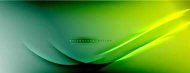 Soyut arkaplan - çizgiler ışık ve gölgelerle oluşturuldu. Teknoloji ya da iş dijital şablonu. Dinamik arkaplan ile basit akışkan renk gradyanı