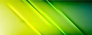 Soyut arkaplan - çizgiler ışık ve gölgelerle oluşturuldu. Teknoloji ya da iş dijital şablonu. Dinamik arkaplan ile basit akışkan renk gradyanı