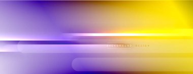 Soyut arkaplan - çizgiler ışık ve gölgelerle oluşturuldu. Teknoloji ya da iş dijital şablonu. Dinamik arkaplan ile basit akışkan renk gradyanı