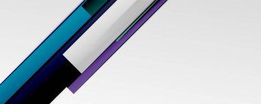 Çok renkli satır arkaplanı. İş veya teknoloji sunumları, İnternet posterleri veya web broşürü kapakları için tasarım şablonu