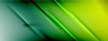 Soyut arkaplan - çizgiler ışık ve gölgelerle oluşturuldu. Teknoloji ya da iş dijital şablonu. Dinamik arkaplan ile basit akışkan renk gradyanı