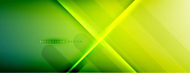 Soyut arkaplan - çizgiler ışık ve gölgelerle oluşturuldu. Teknoloji ya da iş dijital şablonu. Dinamik arkaplan ile basit akışkan renk gradyanı