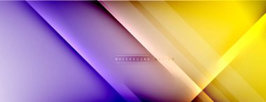 Soyut arkaplan - çizgiler ışık ve gölgelerle oluşturuldu. Teknoloji ya da iş dijital şablonu. Dinamik arkaplan ile basit akışkan renk gradyanı