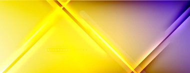 Soyut arkaplan - çizgiler ışık ve gölgelerle oluşturuldu. Teknoloji ya da iş dijital şablonu. Dinamik arkaplan ile basit akışkan renk gradyanı