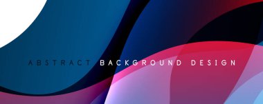 Dinamik dalga çizgisi efektli basit akışkan renk gradyan soyut arka plan. Duvar Kağıdı, Sancak, Arkaplan, Kart, Kitap İllüstrasyonu, İniş Sayfası