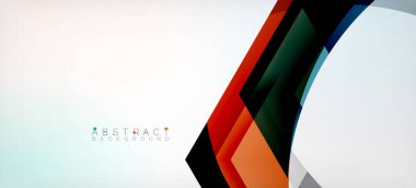 Şeffaf altıgenler geometrik şekiller soyut arkaplan