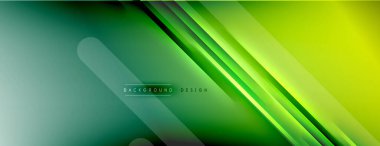 Soyut arkaplan - çizgiler ışık ve gölgelerle oluşturuldu. Teknoloji ya da iş dijital şablonu. Dinamik arkaplan ile basit akışkan renk gradyanı