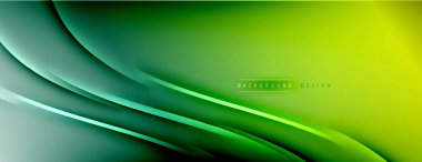 Soyut arkaplan - çizgiler ışık ve gölgelerle oluşturuldu. Teknoloji ya da iş dijital şablonu. Dinamik arkaplan ile basit akışkan renk gradyanı