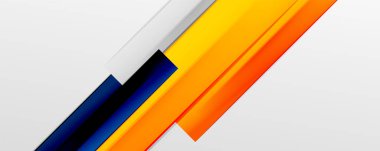 İş veya teknoloji sunumu, İnternet posteri veya web broşürü kapağı, duvar kağıdı kapağı için renk soyut geometrik arkaplan