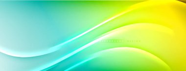 Soyut arkaplan - çizgiler ışık ve gölgelerle oluşturuldu. Teknoloji ya da iş dijital şablonu. Dinamik arkaplan ile basit akışkan renk gradyanı