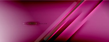 Soyut arkaplan - çizgiler ışık ve gölgelerle oluşturuldu. Teknoloji ya da iş dijital şablonu. Dinamik arkaplan ile basit akışkan renk gradyanı