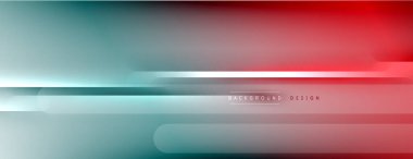 Soyut arkaplan - çizgiler ışık ve gölgelerle oluşturuldu. Teknoloji ya da iş dijital şablonu. Dinamik arkaplan ile basit akışkan renk gradyanı