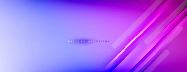 Soyut arkaplan - çizgiler ışık ve gölgelerle oluşturuldu. Teknoloji ya da iş dijital şablonu. Dinamik arkaplan ile basit akışkan renk gradyanı
