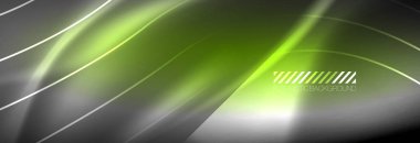 Neon dinamik ışınlar vektör soyut duvar kağıdı arka planı. Duvar kağıdı arkaplanı, iş ve teknoloji sunumları için tasarım şablonları, İnternet posterleri veya web broşürü kapakları