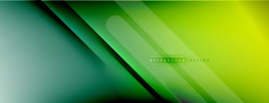 Soyut arkaplan - çizgiler ışık ve gölgelerle oluşturuldu. Teknoloji ya da iş dijital şablonu. Dinamik arkaplan ile basit akışkan renk gradyanı