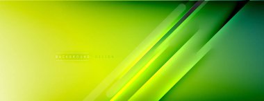 Soyut arkaplan - çizgiler ışık ve gölgelerle oluşturuldu. Teknoloji ya da iş dijital şablonu. Dinamik arkaplan ile basit akışkan renk gradyanı