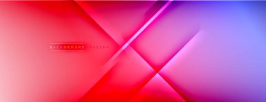 Soyut arkaplan - çizgiler ışık ve gölgelerle oluşturuldu. Teknoloji ya da iş dijital şablonu. Dinamik arkaplan ile basit akışkan renk gradyanı