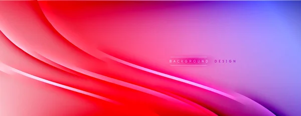 Abstrakter Hintergrund - Komposition von Linien mit Licht und Schatten. Technologie oder digitale Geschäftsvorlage. Trendige einfache flüssige Farbverlauf abstrakten Hintergrund mit dynamischer — Stockvektor