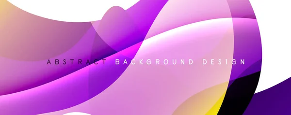 Fondo abstracto de degradado de color fluido simple de moda con efecto de línea de onda dinámica. Ilustración de vectores para fondos de pantalla, Banner, Fondo, Tarjeta, Ilustración de libros, landing page — Vector de stock