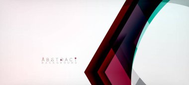 Vektör renk altıgenler geometrik soyut arkaplan