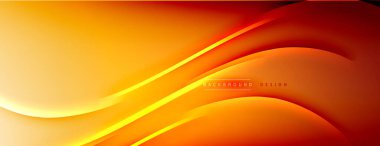 Soyut arkaplan - çizgiler ışık ve gölgelerle oluşturuldu. Teknoloji ya da iş dijital şablonu. Dinamik arkaplan ile basit akışkan renk gradyanı