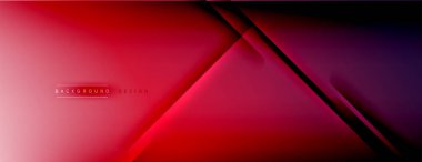 Soyut arkaplan - çizgiler ışık ve gölgelerle oluşturuldu. Teknoloji ya da iş dijital şablonu. Dinamik arkaplan ile basit akışkan renk gradyanı