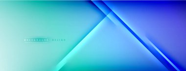 Soyut arkaplan - çizgiler ışık ve gölgelerle oluşturuldu. Teknoloji ya da iş dijital şablonu. Dinamik arkaplan ile basit akışkan renk gradyanı