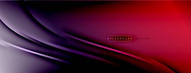 Soyut arkaplan - çizgiler ışık ve gölgelerle oluşturuldu. Teknoloji ya da iş dijital şablonu. Dinamik arkaplan ile basit akışkan renk gradyanı