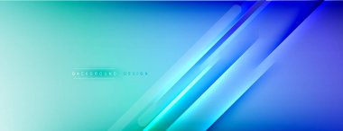 Soyut arkaplan - çizgiler ışık ve gölgelerle oluşturuldu. Teknoloji ya da iş dijital şablonu. Dinamik arkaplan ile basit akışkan renk gradyanı