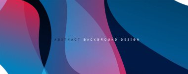 Dinamik dalga çizgisi efektli basit akışkan renk gradyan soyut arka plan. Duvar Kağıdı, Sancak, Arkaplan, Kart, Kitap İllüstrasyonu, İniş Sayfası