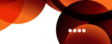 Akışkan eğimler, girdaplar ve daireler. Parlak renk çizgileri. Duvar Kağıdı, Sancak, Arkaplan, İniş Sayfası için Vektör İllüstrasyonu