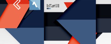 Parlak renk üçgenleri ve geometrik şekiller vektör soyut arkaplan