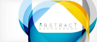 Üst üste binen dalgalarla soyut kare şekil, minimum geometrik arkaplan. Duvar Kağıdı, Sancak, Arkaplan, İniş Sayfası için Vektör İllüstrasyonu