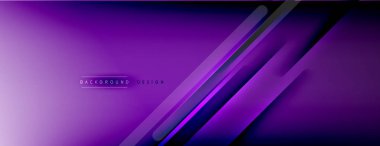 Soyut arkaplan - çizgiler ışık ve gölgelerle oluşturuldu. Teknoloji ya da iş dijital şablonu. Dinamik arkaplan ile basit akışkan renk gradyanı