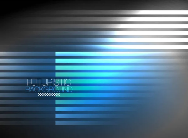 Bright neon color techno abstract background, shiny glowing neon lines in the dark background — Stock Vector