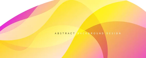 Trendy fundo abstrato gradiente de cor fluido simples com efeito de linha de onda dinâmica. Ilustração vetorial para papel de parede, bandeira, fundo, cartão, ilustração do livro, landing page — Vetor de Stock