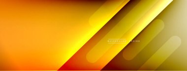 Dinamik çizgiler soyut arkaplan. Üç boyutlu gölge efektleri ve sıvı eğimleri. Modern çakışma biçimleri