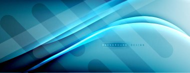 Soyut arkaplan - çizgiler ışık ve gölgelerle oluşturuldu. Teknoloji ya da iş dijital şablonu. Dinamik arkaplan ile basit akışkan renk gradyanı