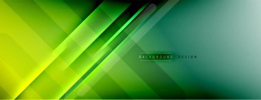 Soyut arkaplan - çizgiler ışık ve gölgelerle oluşturuldu. Teknoloji ya da iş dijital şablonu. Dinamik arkaplan ile basit akışkan renk gradyanı