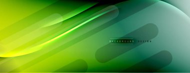 Soyut arkaplan - çizgiler ışık ve gölgelerle oluşturuldu. Teknoloji ya da iş dijital şablonu. Dinamik arkaplan ile basit akışkan renk gradyanı