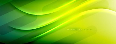 Soyut arkaplan - çizgiler ışık ve gölgelerle oluşturuldu. Teknoloji ya da iş dijital şablonu. Dinamik arkaplan ile basit akışkan renk gradyanı