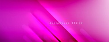 Dinamik çizgiler soyut arkaplan. Üç boyutlu gölge efektleri ve sıvı eğimleri. Modern çakışma biçimleri