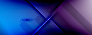 Soyut arkaplan. Parlak eğimli arkaplanda gölge çizgileri.