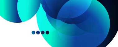 Akışkan eğimler, girdaplar ve daireler. Parlak renk çizgileri. Duvar Kağıdı, Sancak, Arkaplan, İniş Sayfası için Vektör İllüstrasyonu