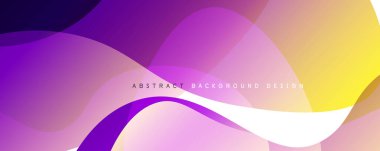 Dinamik dalga çizgisi efektli basit akışkan renk gradyan soyut arka plan. Duvar Kağıdı, Sancak, Arkaplan, Kart, Kitap İllüstrasyonu, İniş Sayfası