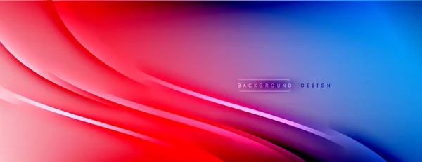 Abstract background - lines composition created with lights and shadows. Technology or business digital template. Trendy simple fluid color gradient abstract background with dynamic — Stock Vector