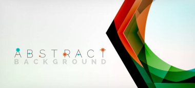 Şeffaf altıgenler geometrik şekiller soyut arkaplan