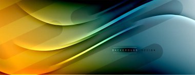 Soyut arkaplan. Parlak eğimli arkaplanda gölge çizgileri.